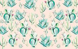 Vliestapete KOMAR, rosa, B:4m L:2,5m, Vlies,