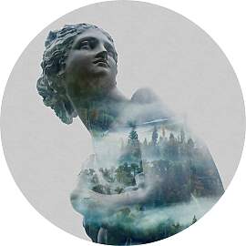 Vliestapete KOMAR "Vlies selbstklebend - Gaia 