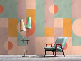Vliestapete LIVING WALLS "Geometrische
