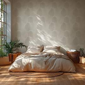 Vliestapete LIVING WALLS "Palmblatt-Tapete