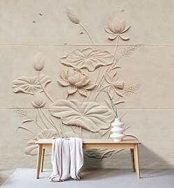 Vliestapete LIVING WALLS "Relief-Tapete mit
