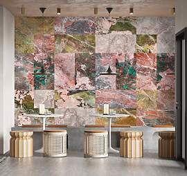 Vliestapete LIVING WALLS "Steinmosaik-Tapete
