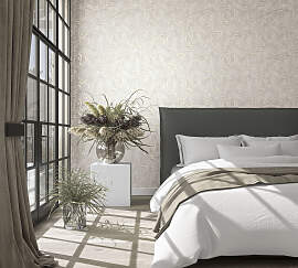 Vliestapete MARBURG "Fern", beige,