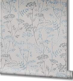 Vliestapete MARBURG "Flora Haven", grau, 