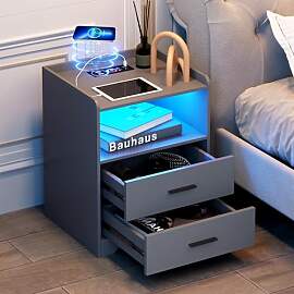 Vlsrka RGB Nachttisch mit Ladefunktion, LED