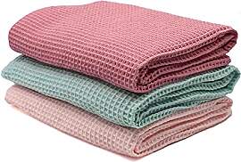 VmG-Store 3x Waffelpique Set je 0,5m x 1,5m Waffel 