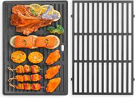 Vnierxful 7638 Gusseisen Grillrost und Bratpfannen 