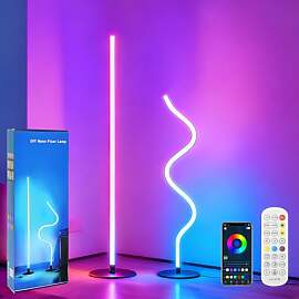 VnioLife RGBIC LED Stehlampe Wohnzimmer Dimmbar,