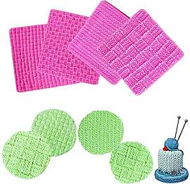 Voarge 4 Silikon Spitze Zucker Kuchen Matte