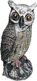 Vogelscheuche Eule, Vogelschreck Vogelabwehr