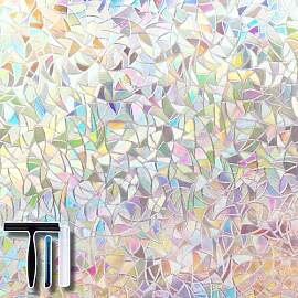 Volcanics Fensterfolie 75x200cm mit