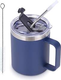 Volhoply 12oz isolierte auslaufsichere Kaffeetasse 