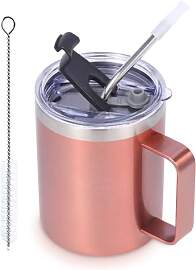 Volhoply 12oz isolierte auslaufsichere Kaffeetasse 