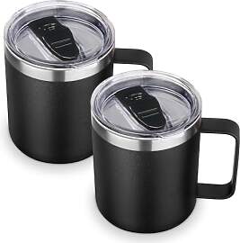 Volhoply 420ml isolierte Edelstahl-Kaffeebecher