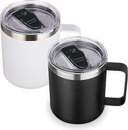 Volhoply 420ml isolierte Edelstahl-Kaffeebecher