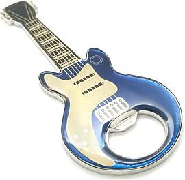 Volumoon Flaschenöffner in Form einer Gitarre mit 