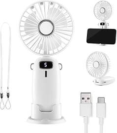 VonHaus Handventilator – Leichter, Tragbarer,