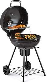 VonHaus Kettle Holzkohlegrill 53.3cm– Tragbarer