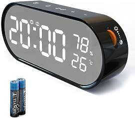 Voniobuy Digitaler Wecker mit LED Display, Touch