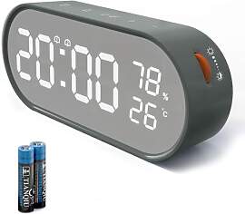 Voniobuy Digitaler Wecker mit LED Display, Touch