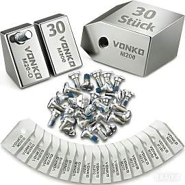 VONKO Rasenmäher-Messer-Kits, 30er-Set