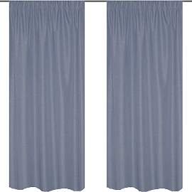 Vorhang HOME BASICS "MAITE" Gr. 2, blau, 