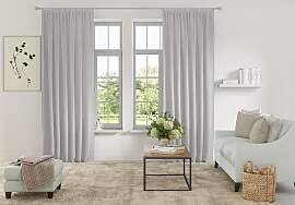Vorhang OTTO HOME "Parry" Gr. 1, silber