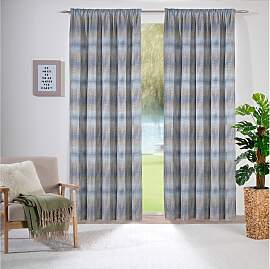 Vorhang WECKBRODT "Kilian", blau (blau,