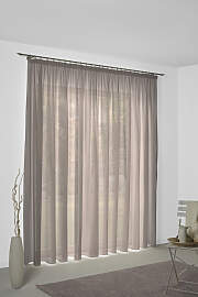 Vorhang WIRTH "Sunday", braun, B:142cm