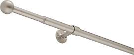 Vorhangstangenset Wand/Decke ca. 160-280cm