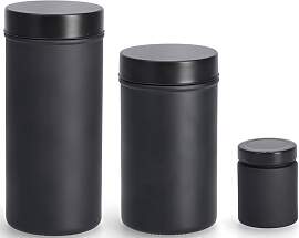 Vorratsdose ZELLER PRESENT, schwarz, B:10cm
