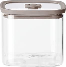 Vorratsglas Selina Taupe/Klar ca. 0,65L