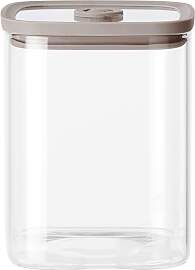 Vorratsglas Selina Taupe/Klar ca. 1L
