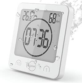 VORRINC Badezimmeruhr Digital Wecker Bad Uhr,