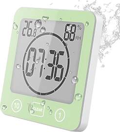 VORRINC Badezimmeruhr Digital Wecker Bad Uhr,