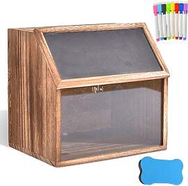 Vorschlagsbox aus Holz (21 x 20 x 16,5 cm),