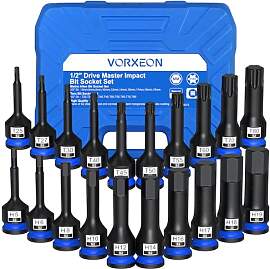 VORXEON 10PCS 1/2" Drive Hex Sechskant