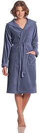 Vossen Bademantel Unisex Kurzmantel mit Kapuze