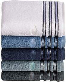 Vossen Cult de Luxe Duschtuch 67 x 140 cm schwarz