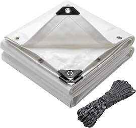 VOUNOT® 1.5x6m Abdeckplane 180 g/m² Wasserdicht