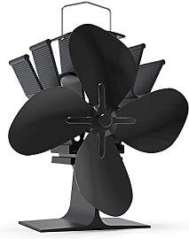 VOUNOT 4 Blatt Ofenventilator Ohne Strom,