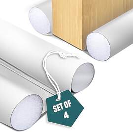 VOUNOT® 4er Set Zugluftstopper für Türen,
