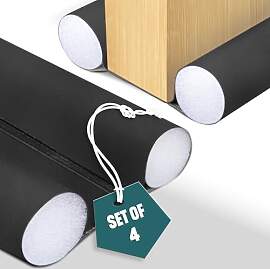 VOUNOT® 4er Set Zugluftstopper für Türen,