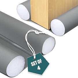 VOUNOT® 4er Set Zugluftstopper für Türen,