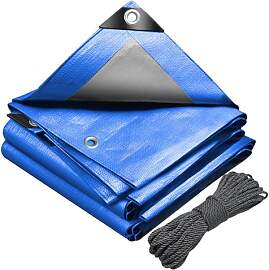VOUNOT® 4x6m Abdeckplane 180 g/m² Wasserdicht