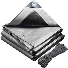VOUNOT® 4x8m Abdeckplane 180 g/m² Wasserdicht