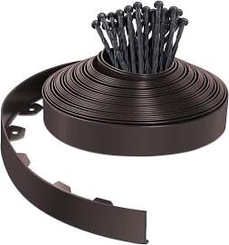 VOUNOT Flexible Rasenkante Kunststoff, mit 40