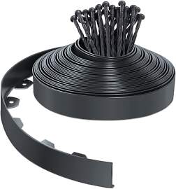 VOUNOT Flexible Rasenkante Kunststoff, mit 40