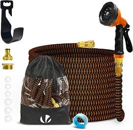 VOUNOT Flexibler Gartenschlauch 15 m, Flexibel