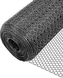 VOUNOT® Maschendrahtzaun Sechseckgeflecht,